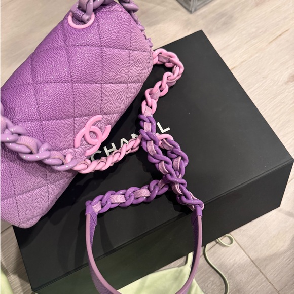 RARE Authentic Chanel Purple Ombre - Picture 11 of 11